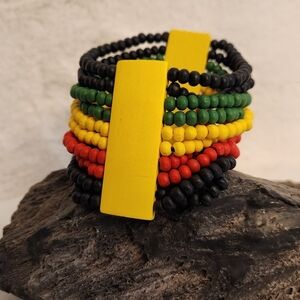 Colorful Wooden Beaded bracelet